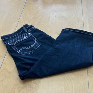 Lee Women's‎ Capris in Dark Blue Denim size 14 Petite like new